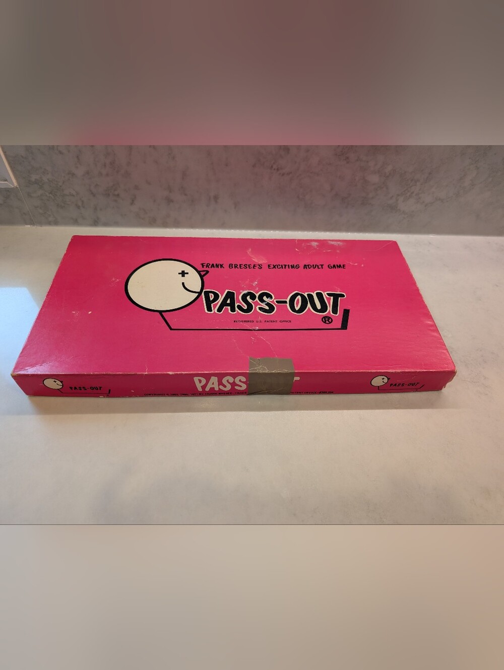 Vintage PASS-OUT Adult Drinking Board Game by Frank Bresee 1970s